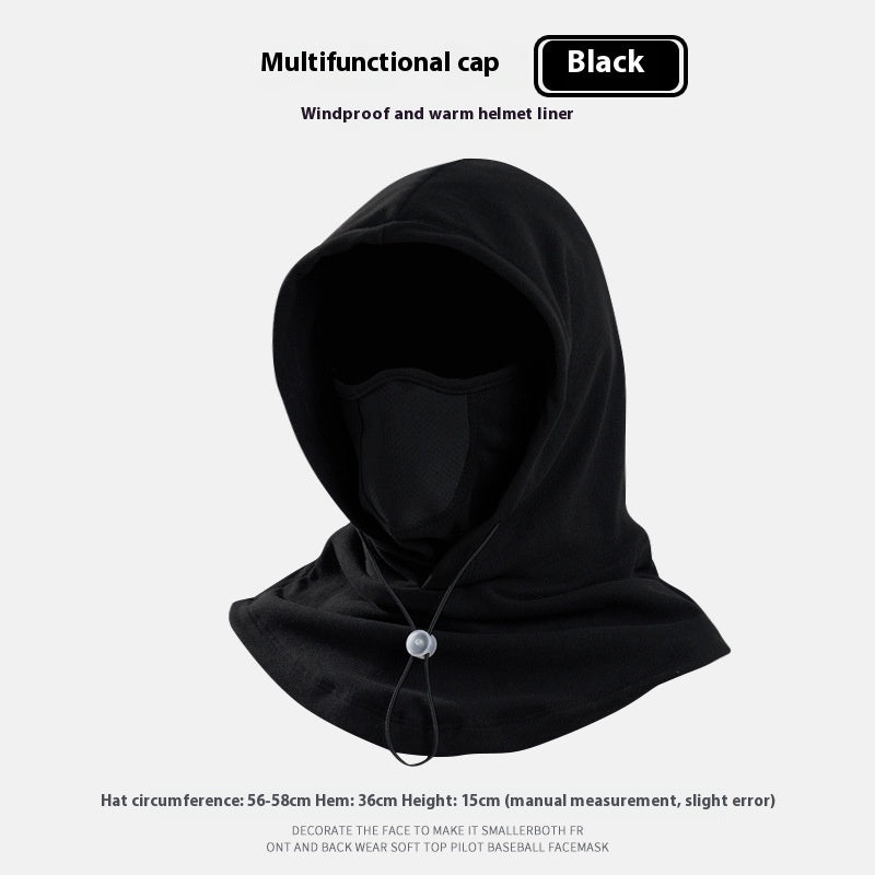 Winter Thermal Fleece Scarf Ski Face Mask Neck Warmer Hood Hat Windproof Cold Warm Riding Cap Sports Outdoor Limorista