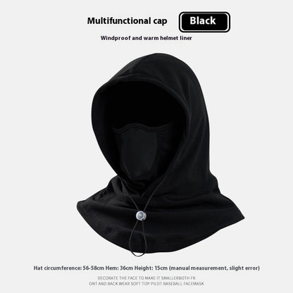 Winter Thermal Fleece Scarf Ski Face Mask Neck Warmer Hood Hat Windproof Cold Warm Riding Cap Sports Outdoor Limorista