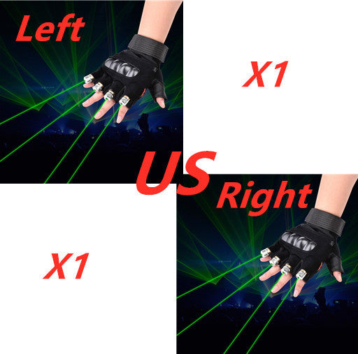 Stage Show  Red Green Laser Gloves Limorista