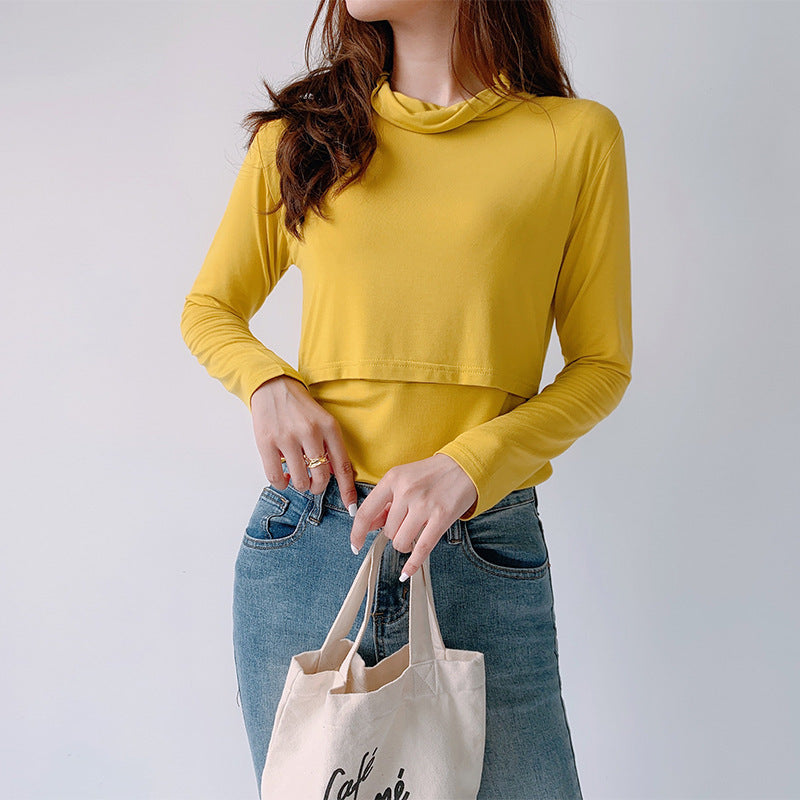 Bottoming Shirt With Modal Autumn Clothes Limorista