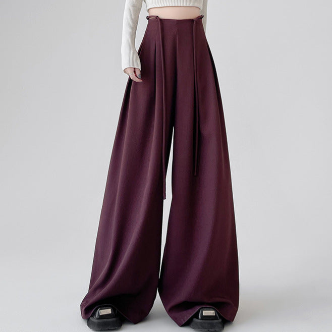 High Waist Drooping Loose Loose Trousers Casual Pants Limorista
