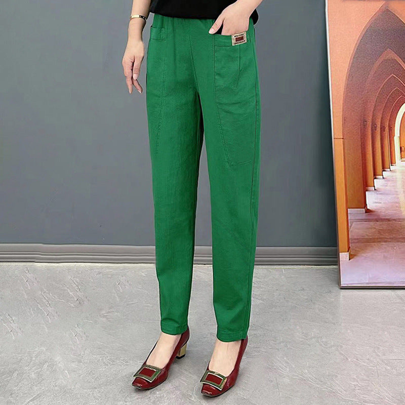 Leisure Commute All-matching Fashionable Pants Cover Belly Comfortable Limorista