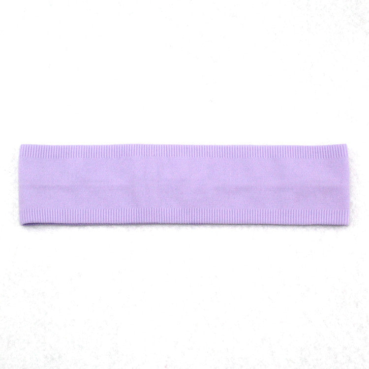 Non-slip Sports Antiperspirant Headband Nylon Monochromatic Headband Headwear Limorista