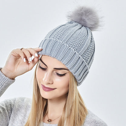 Woolen Cap Knitted Protection Hairstyle Silky Stretch Satin Knitted Hat Limorista