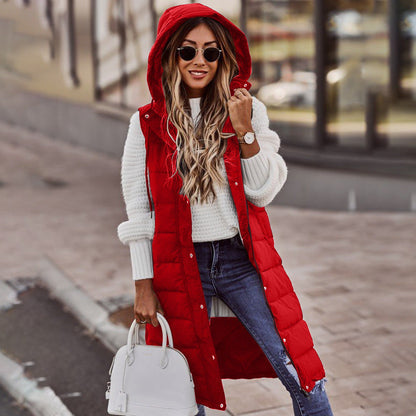 New Fashion Casual Solid Color Hooded Single-breasted Slim Fit Limorista